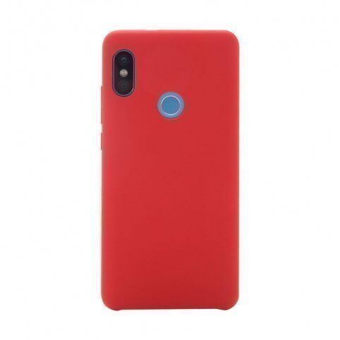 Силиконовый чехол для Xiaomi Redmi Note 5 Pro Silicone Case (Red/Красный) 