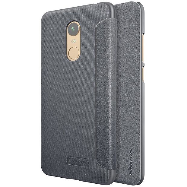 Чехол для Xiaomi Redmi 5 Plus Nillkin Sparkle Leather Case (Black/Черный) 