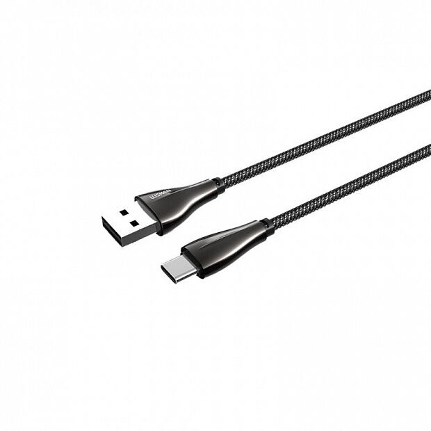Xiaomi Wsken Type-C Bright Enamel Braided Data Cable 40 cm. (Black) - 3