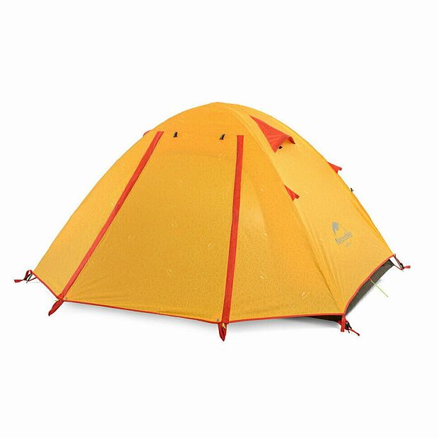 Палатка Naturehike P-Series NH18Z022-P 210T/65D двухместная, оранжевая 2, 6927595729618 - 3