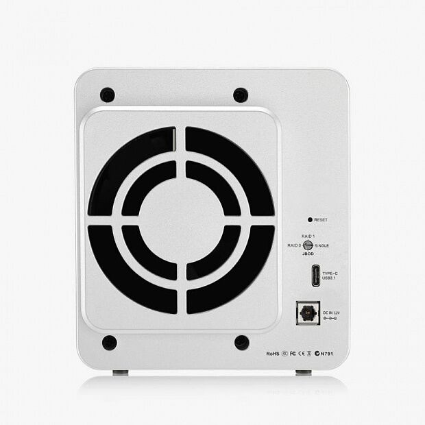 Xiaomi TerraMaster D2-310 Disk Array Cabinet (Silver) - 3