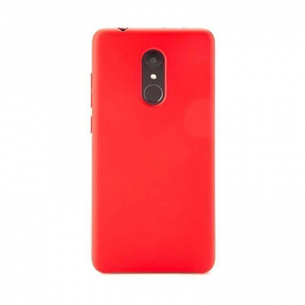 Силиконовый чехол для Xiaomi Redmi 5 Silicone Case (Red/Красный) 