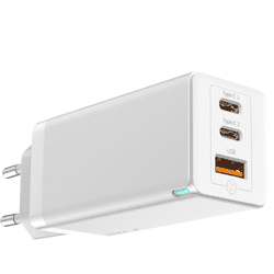 Сетевое зарядное устройство Baseus Improved Charger 65W (White/Белый) - 3