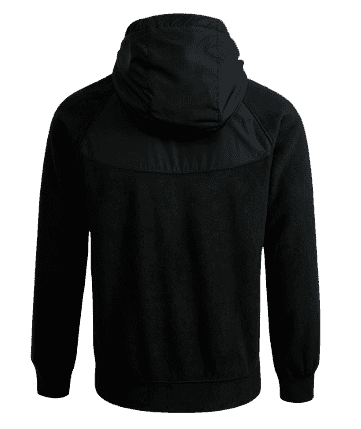 Спортивная куртка Xiaomi Cotton Smith Stitching Hooded Sweater Men's Section (Black/Черный) - 2