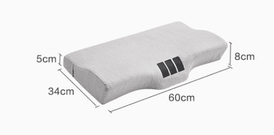 Подушка Jseif Mercury Simple Color Natural Latex Intelligent Sleep Pillow Small (Grey/Серый) - 2